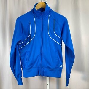 Nike Women's Small Retro Track Jacket Sweat Running Workout Gym Sporty Y2K